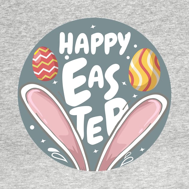 Happy Easter. Easter Bunny and Egg design by lolisfresh